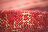 A textilszalag mikroszkópos képe